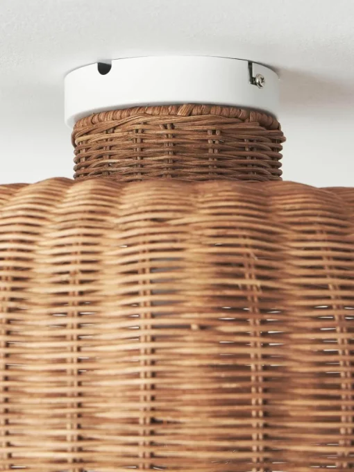 Plafondlamp Krisa van rotan