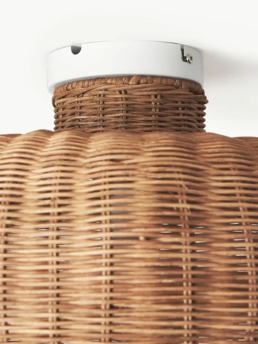 Plafondlamp Krisa van rotan