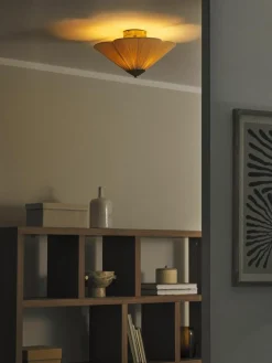 Plafondlamp Leora met omgekeerde lampenkap