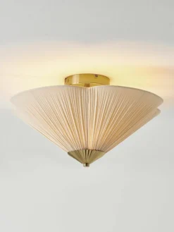 Plafondlamp Leora met omgekeerde lampenkap