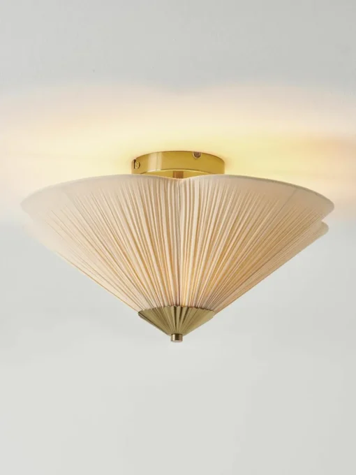Plafondlamp Leora met omgekeerde lampenkap