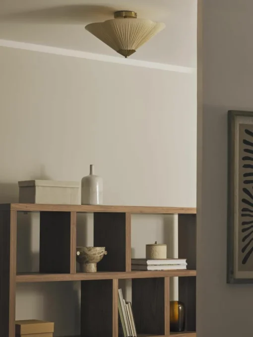 Plafondlamp Leora met omgekeerde lampenkap