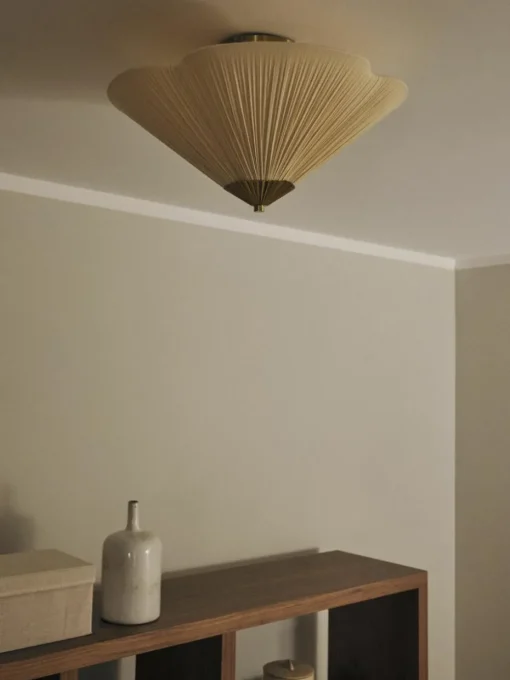 Plafondlamp Leora met omgekeerde lampenkap