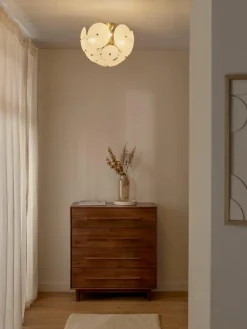 Plafondlamp Mireille van glas