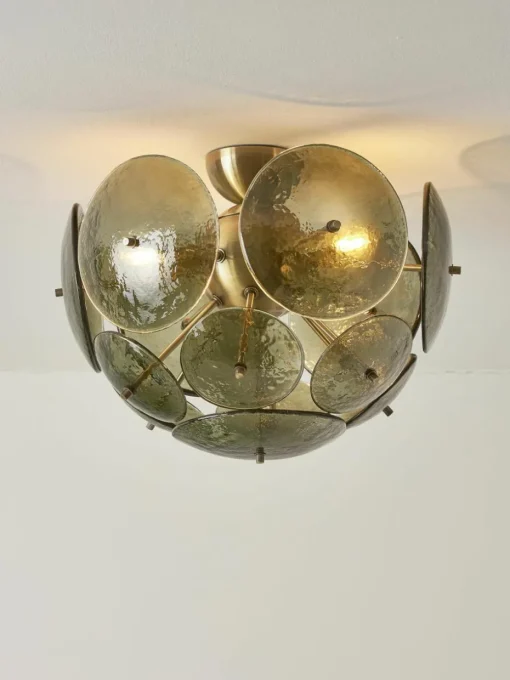 Plafondlamp Mireille van glas