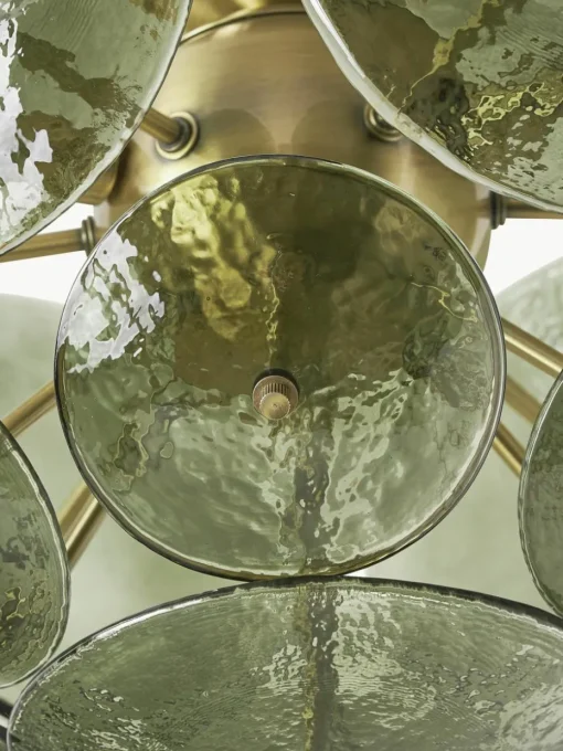 Plafondlamp Mireille van glas