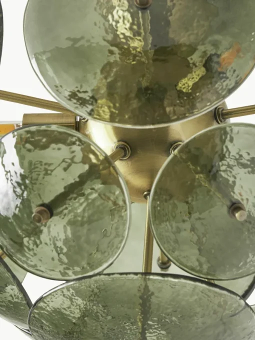 Plafondlamp Mireille van glas