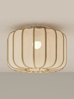 Plafondlamp Salma van bamboehout