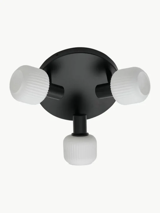 Plafondspot Milford Mini van mondgeblazen opaalglas