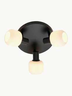 Plafondspot Milford Mini van mondgeblazen opaalglas