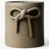 Plantenpot Bow van keramiek, H 11 cm