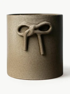 Plantenpot Bow van keramiek, H 14 cm
