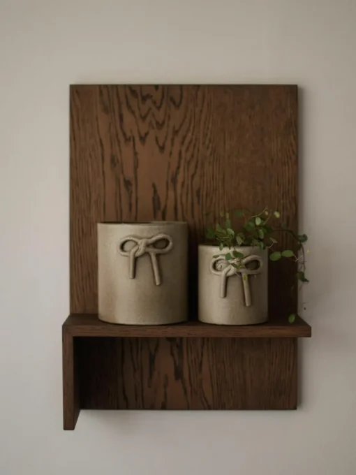 Plantenpot Bow van keramiek, H 11 cm