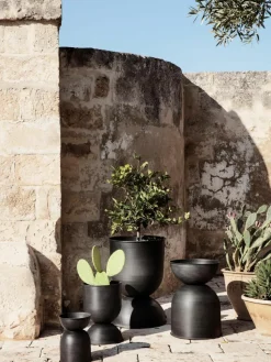 Plantenpot Hourglass, H 59 cm