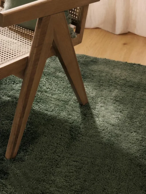 Pluizig hoogpolig vloerkleed Leighton