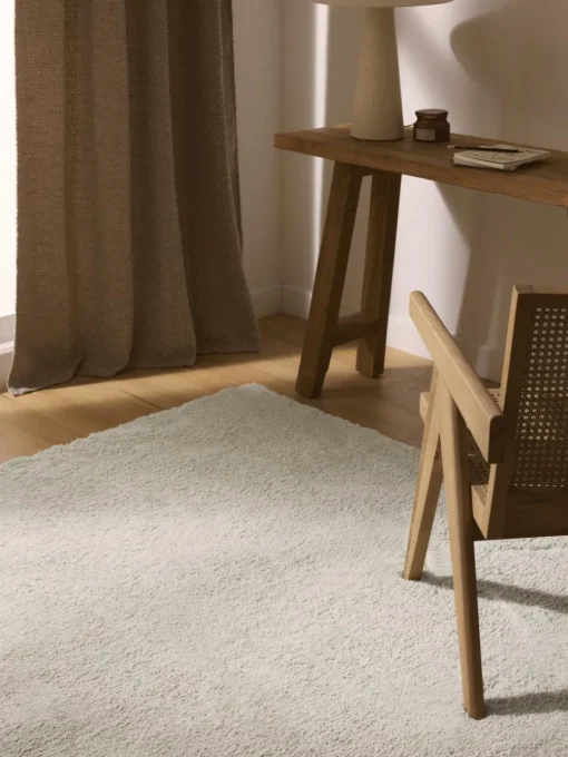 Pluizig hoogpolig vloerkleed Leighton