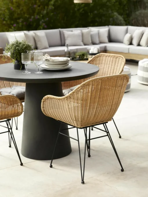 Polyrotan armstoelen Costa, 2 stuks