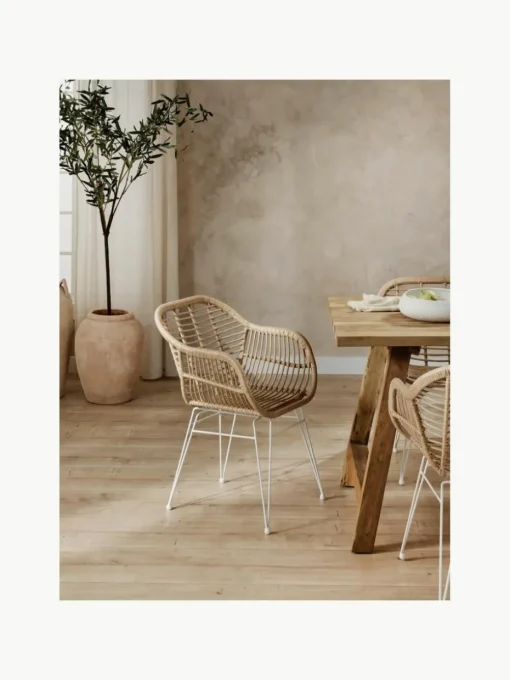 Polyrotan armstoelen Costa, 2 stuks