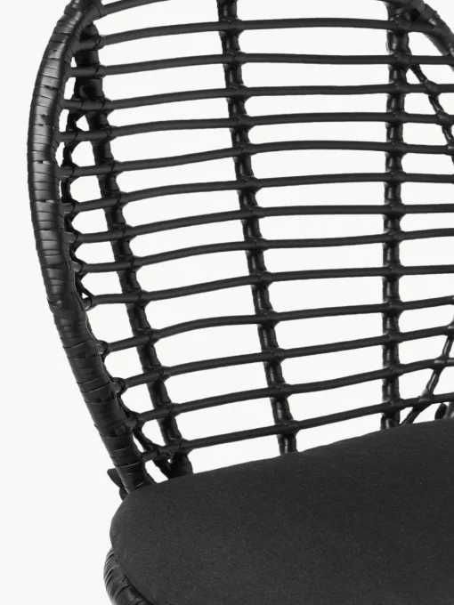Polyrotan stoelen Cordula met stoelkussen, 2 stuks