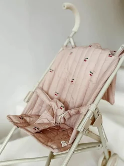 Poppenwagen Cherry Blush riem en draagtas