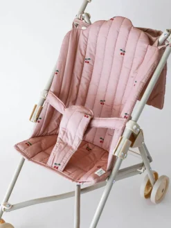 Poppenwagen Cherry Blush riem en draagtas