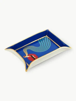 Porselein decoratief dienblad Full Dose pot met goud