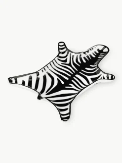 Porselein decoratief dienblad Zebra