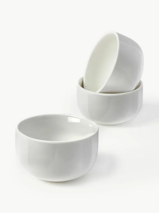 Porseleinen dipschalen Nessa, 3 stuks