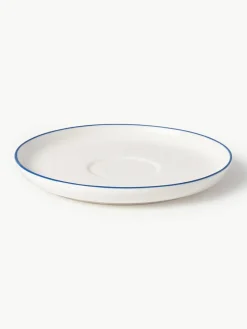 Porseleinen koffiekopjes Facile met schotels, 2 stuks