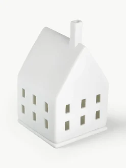 Porseleinen lichthuis Living, H 10 cm