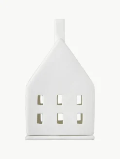 Porseleinen lichthuis Living, H 10 cm