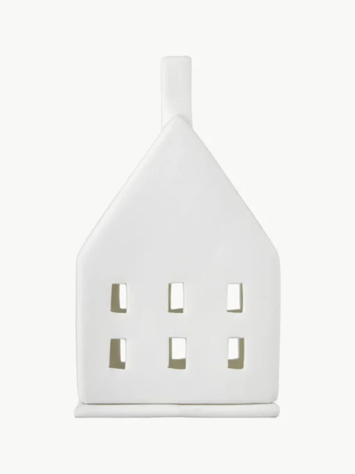 Porseleinen lichthuis Living, H 10 cm