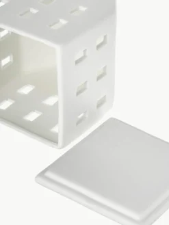 Porseleinen lichthuis Living, H 10 cm