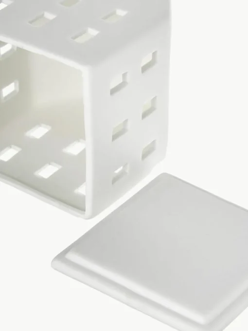 Porseleinen lichthuis Living, H 10 cm