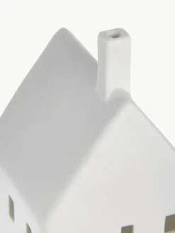 Porseleinen lichthuis Living, H 10 cm