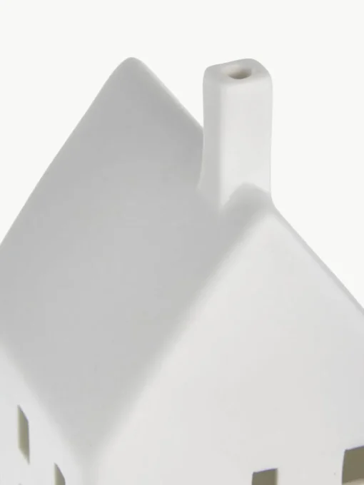 Porseleinen lichthuis Living, H 10 cm