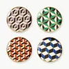 Porseleinen onderzetters Versailles met goud, set van 4