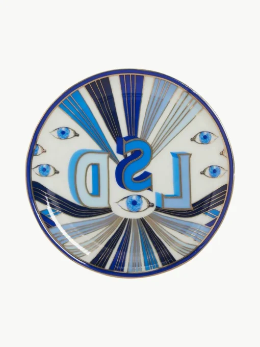 Porseleinen onderzetters Druggist met goud, set van 4
