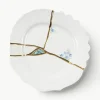 Porseleinen ontbijtborden Kintsugi