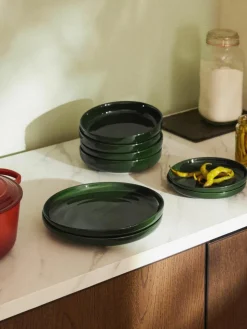 Porseleinen ontbijtborden Nessa, 4 stuks