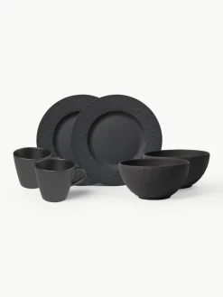 Porseleinen ontbijtset Manufacture Rock, 2 personen (6-delig)