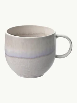 Porseleinen ontbijtset Perlemor Sand, 2 personen (6-delig)
