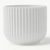 Porseleinen plantenpot Lyngby, H 13 cm