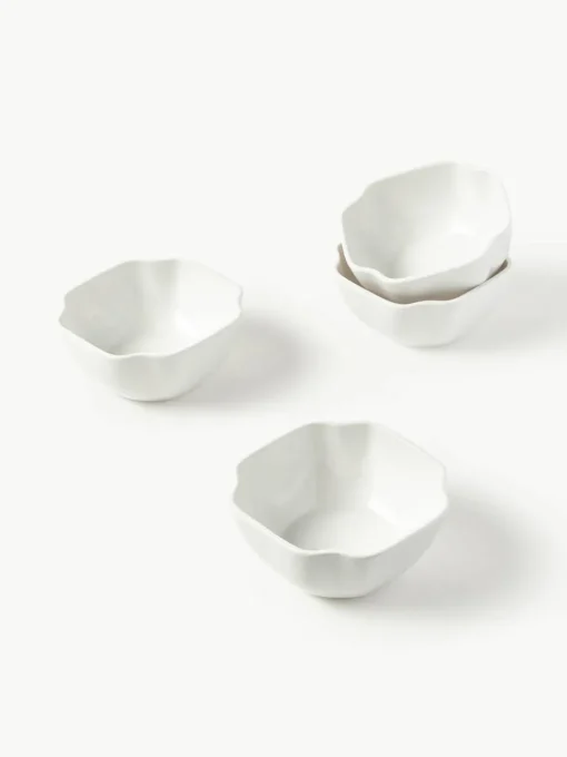 Porseleinen schalen Nera, 4 stuks