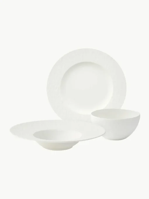 Porseleinen servies Manufacture Rock, 2 personen (6-delig)
