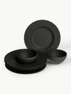 Porseleinen servies Manufacture Rock, 2 personen (6-delig)