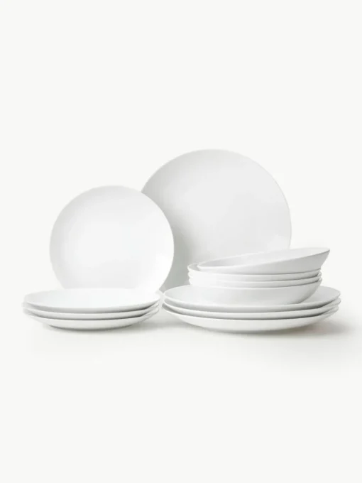 Porseleinen serviesset Delight Modern, 4 personen (12-delig)