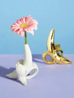 Porseleinen vaas Banana, H 15 cm