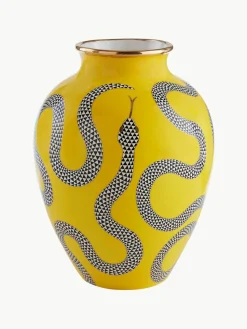 Porseleinen vaas Eden met goud, H 27 cm