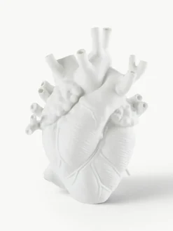Porseleinen vaas Love in Bloom, H 25 cm